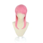 Парик для косплея из аниме Токио, термостойкие искусственные волосы с розовыми длинными волосами харучиё Акаси, с шапочкой