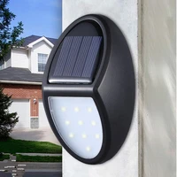 10 led solar wall lights saving ip65 waterproof outdoor solar lamp smd solar powered sunlight street garden decorations lighting