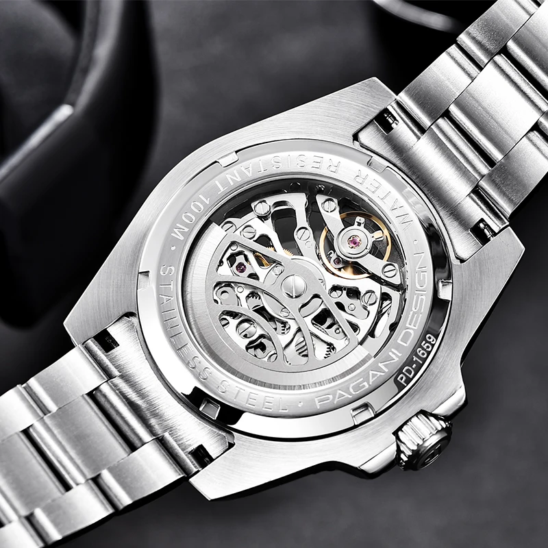 

clock PAGANI DESIGN fashion luminous hands top luxury brand men watch military automatic mechanical wristwatch relogio masculino