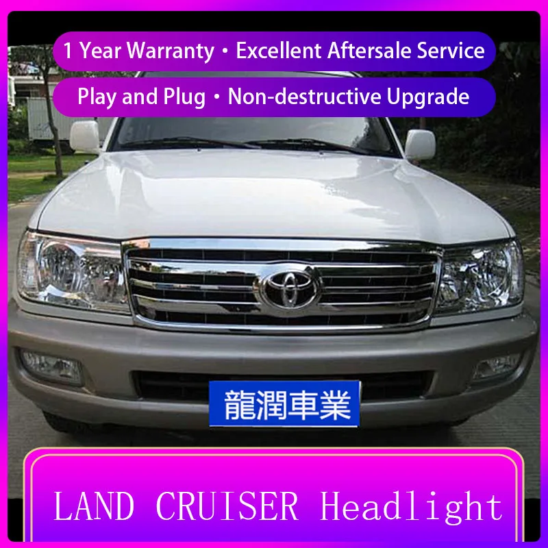 Для Toyota Land cruiser LC100 4700 FJ100 светодиодный ные фары 2006 2007 года|Фара для авто в сборе| |
