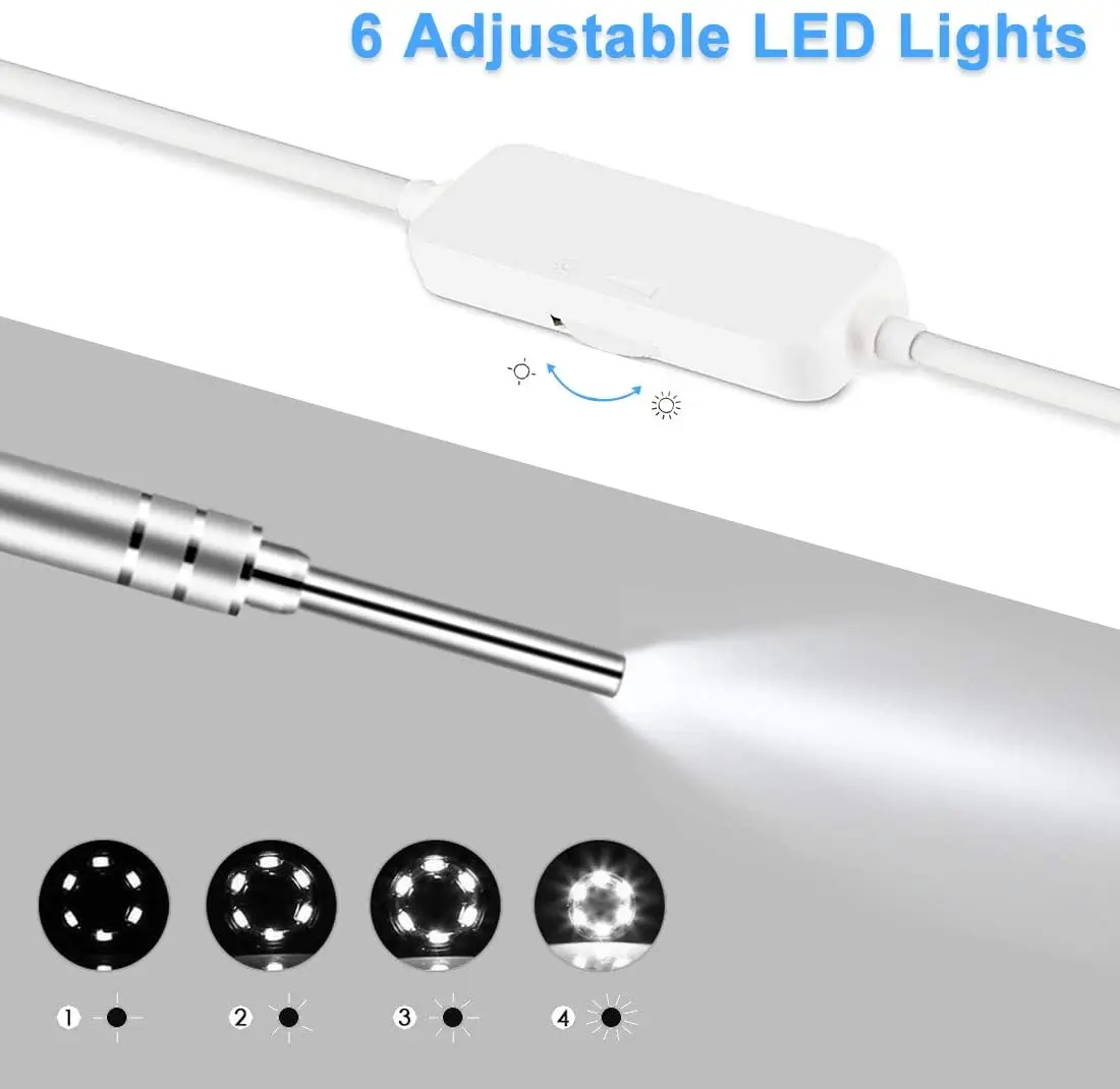 Отоскоп 3 IN Ear 9 мм HD 1080P эндоскоп для чистки ушей камера осмотра инструмент