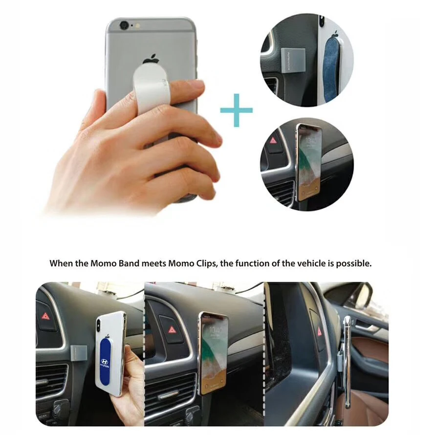 

Universal Finger Ring Holder Phone Ring Leather For Mobile Phone Wireless Charger Grip Stand Multi Band Smart Back Sticker