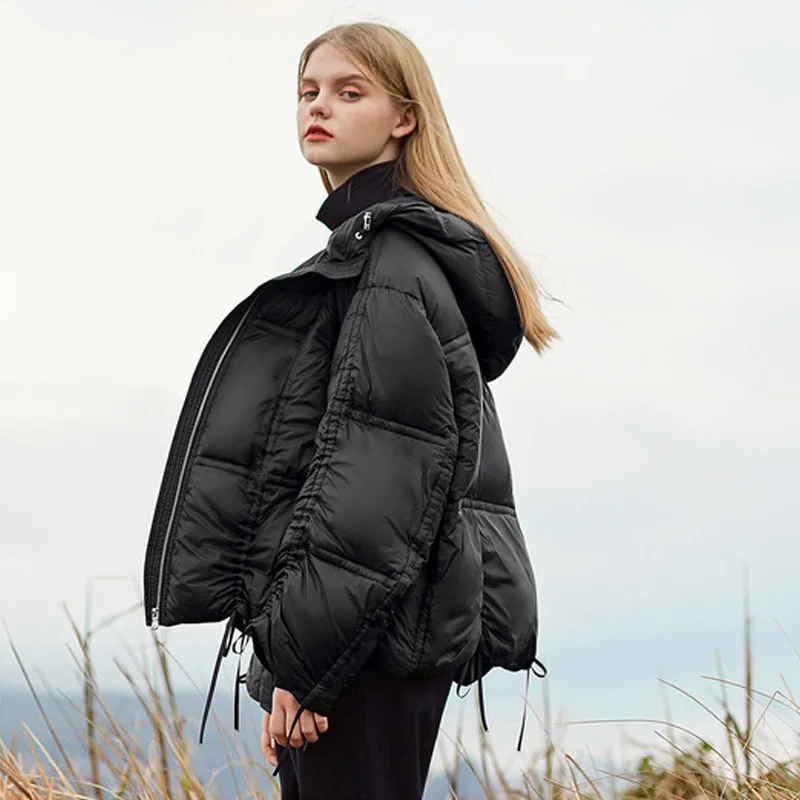 Fitaylor/зимняя теплая куртка на 90% белом утином пуху для женщин новое плотное пальто