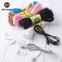 lets make 20m nylon cord pacifier clips teething jewelry accessories diy pacifier chain teether necklace tools safety material