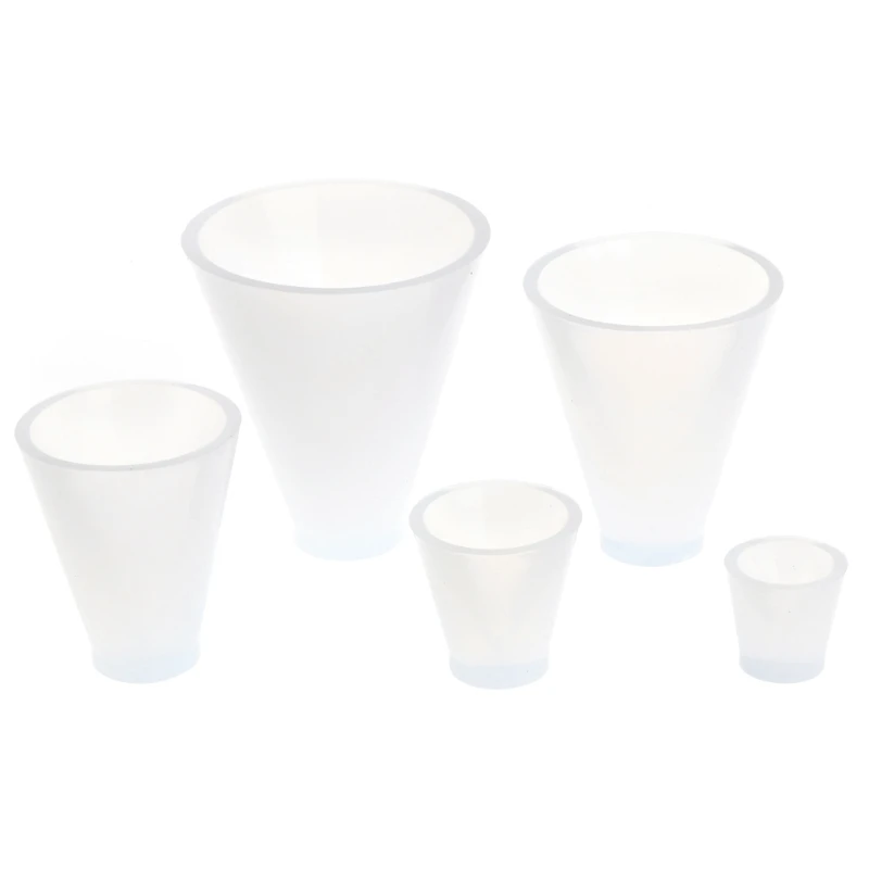 

39XE DIY Silicone Cone Mold for Resin Epoxy Casting Jewelry Making Craft Tools Mould