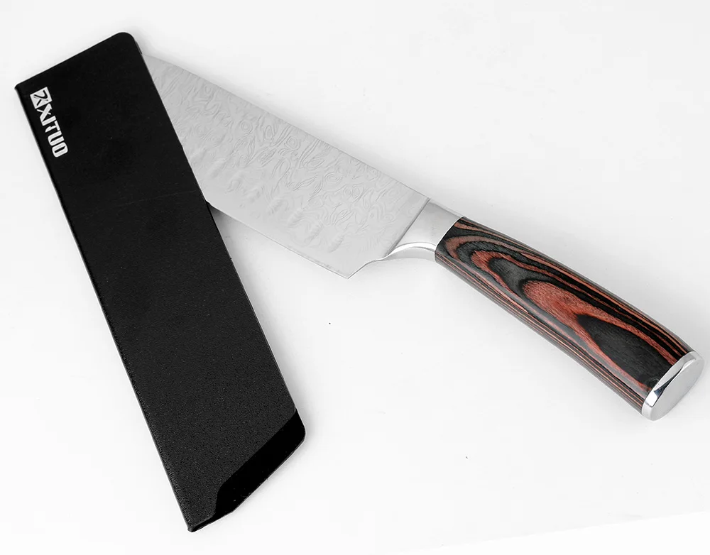 XITUO кухонный нож оболочка 8 &quot7&quot 6 &quot5&quot 3 5 &quotдюймов шеф повара Santoku Sushi Sashimi