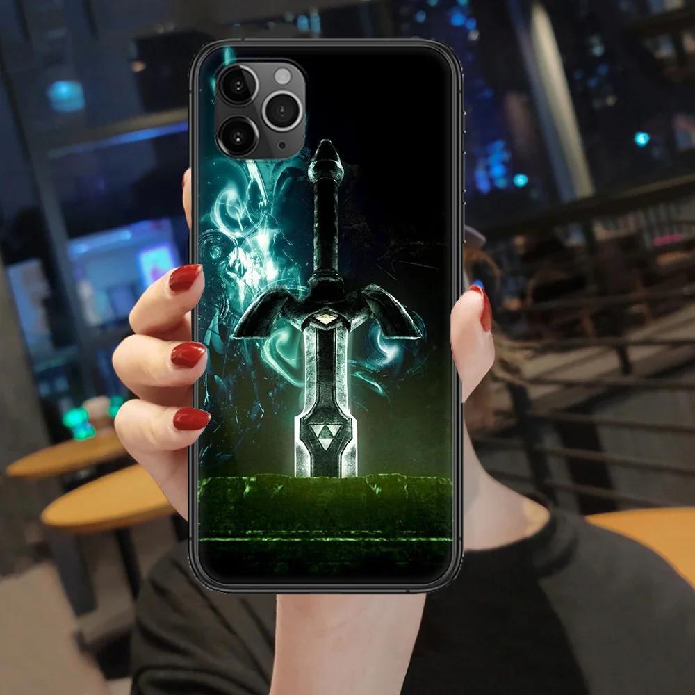 

Legend Game Zelda Phone Case Cover Hull For iphone 5 5s se 2 6 6s 7 8 12 mini plus X XS XR 11 PRO MAX black fashion funda 3D