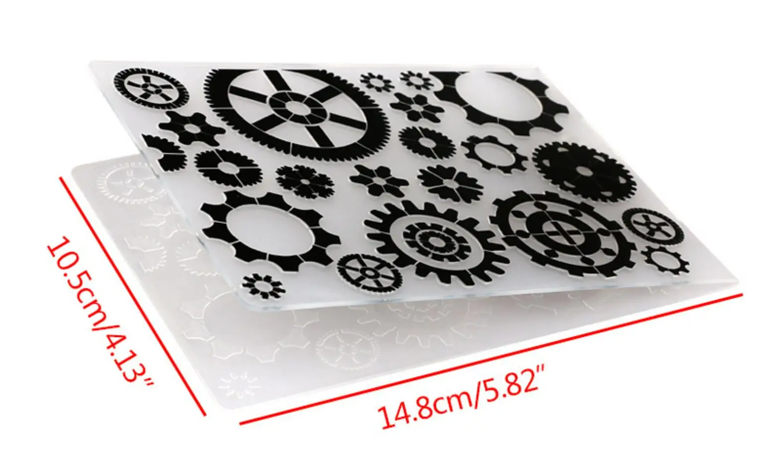 

2022 Newest Gear Pattern 3d Embossing Folders Used for Diy Handmade Scrapbook Paper Craft Gift Card Decoration Supplie Template