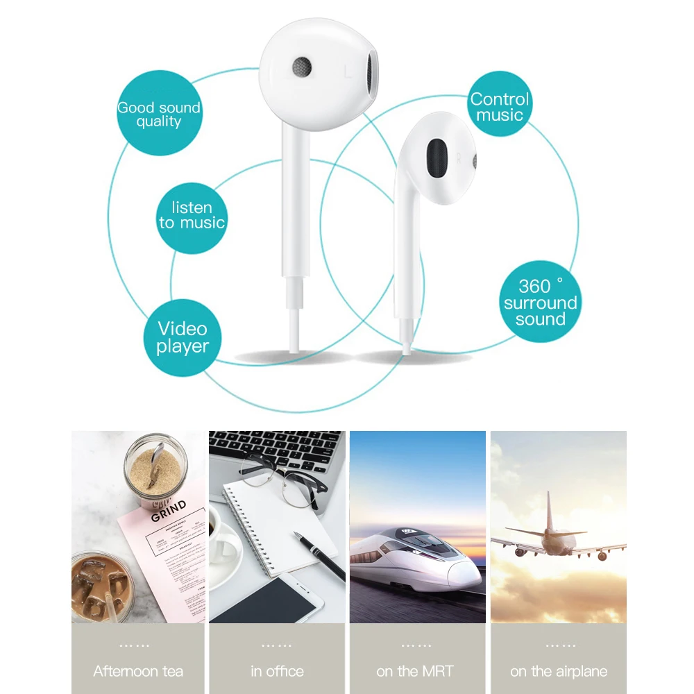 Écouteur fil bluetooth для iPhone 7 8 Plus проводные наушники Bluetooth X Steoro 11Pro Max | Электроника