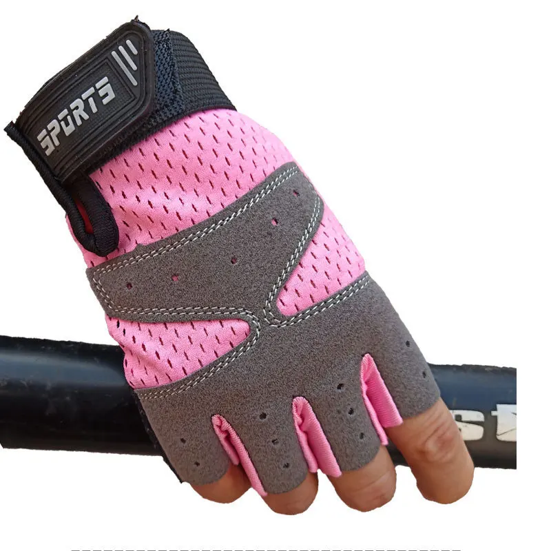 Летние детские перчатки с полупальцами для езды на велосипеде открытом воздухе