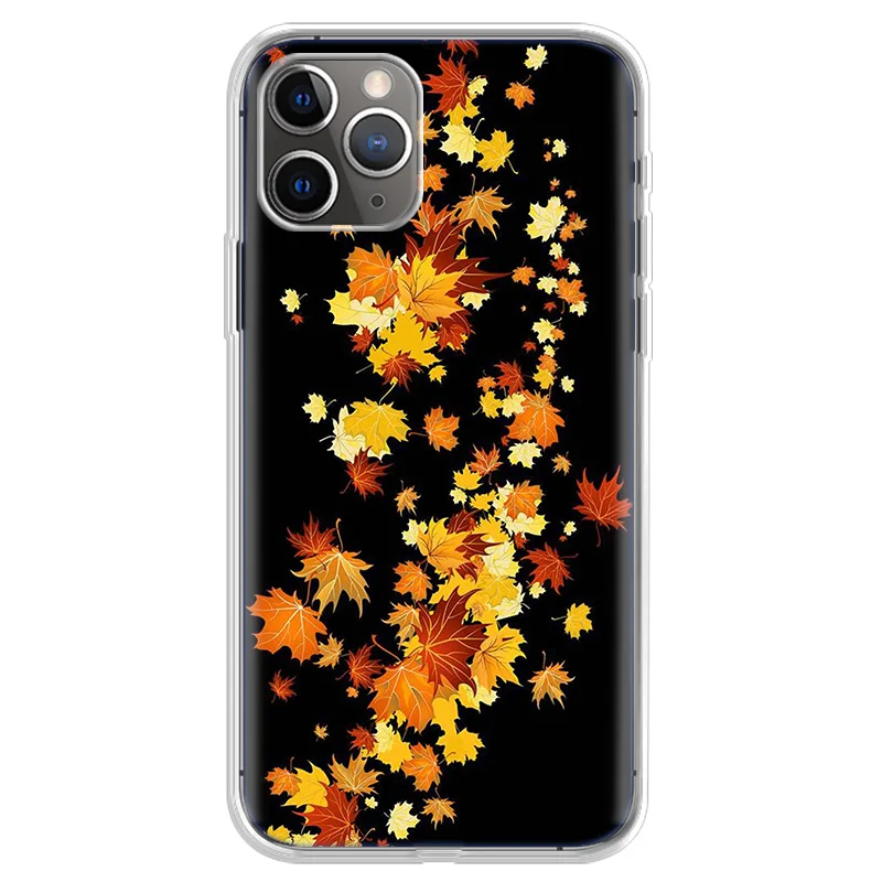 

Happy Fall Case For iPhone 7 8 6 6S Plus 11 Pro Max 12 Mini XR X XS 5 5S SE 2020 Soft Silicone Back Cover Fundas Cases Luxury