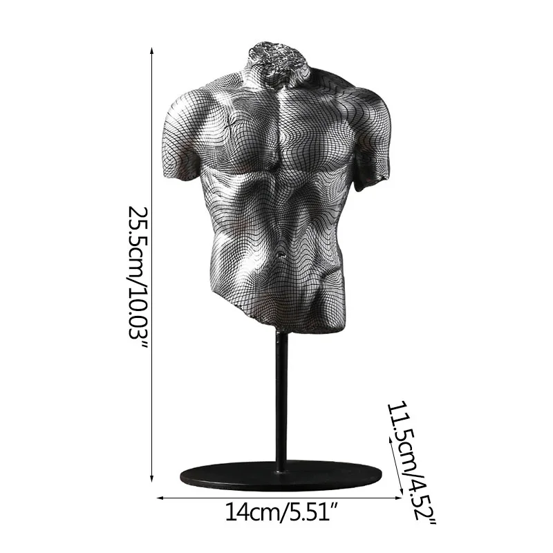 

European-style Abstract Character Ornaments Simple Resin Craft Miniature Living Room Desktop Decor Home Decoration Accessories