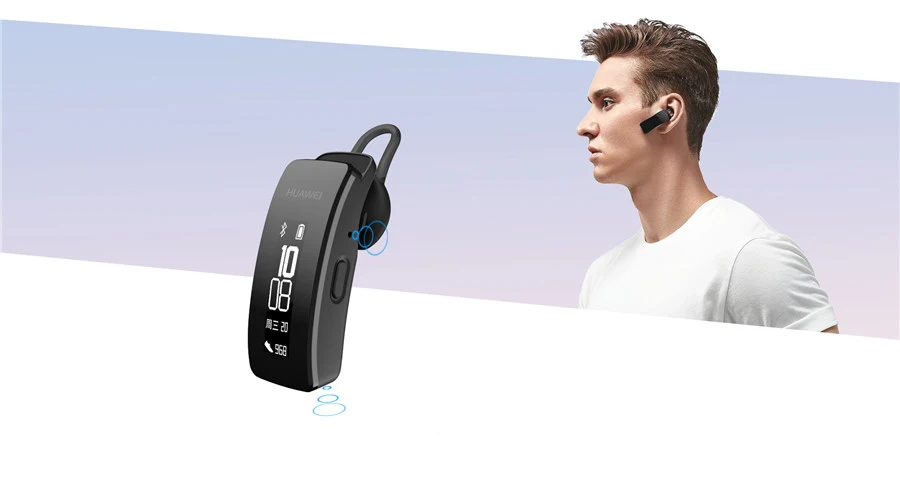 Смарт-браслет Huawei talkband B3 Lite Bluetooth гарнитура ответ/конец вызова Запуск прогулки сон Авто трек сигнализация сообщение