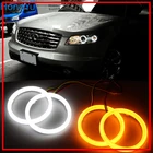 Двухцветсветильник светодиодный индикатор поворота Angel Eye для INFINITI FX35 FX45 2003 - 2008 хлопок