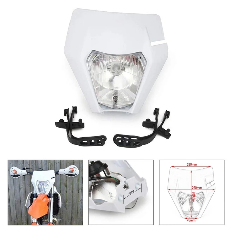 

Фара для велосипеда-внедорожника, универсальный комплект фар для велосипеда-внедорожника, для большинства внедорожников, эндуро, велосипе...