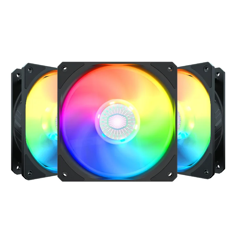 

Cooler Master SICKLEFLOW 120 ARGB 12cm Case Fan Sync addressable RGB Reverse Blade Quiet 120mm Computer Chassis Cooling Fan