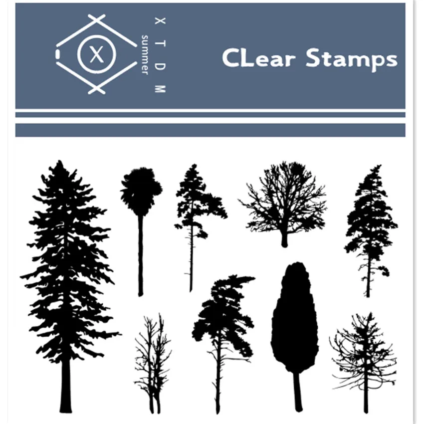 11*16 см джунгли прозрачные штампы/силиконовые уплотнения Ролик Штамп для DIY