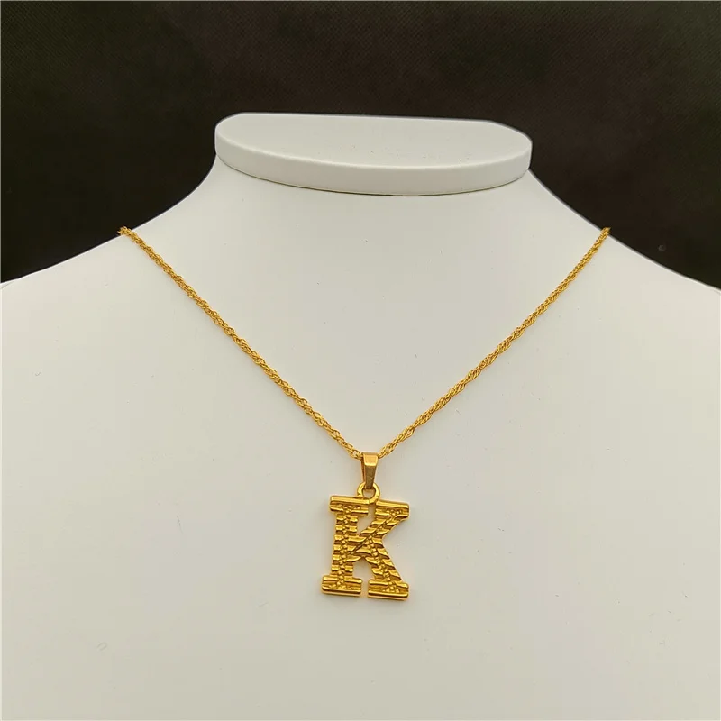 

Personalized Custom Men And Women Chain Fashion Stainless Steel Design Letter Pendant Necklace Birthday Gift