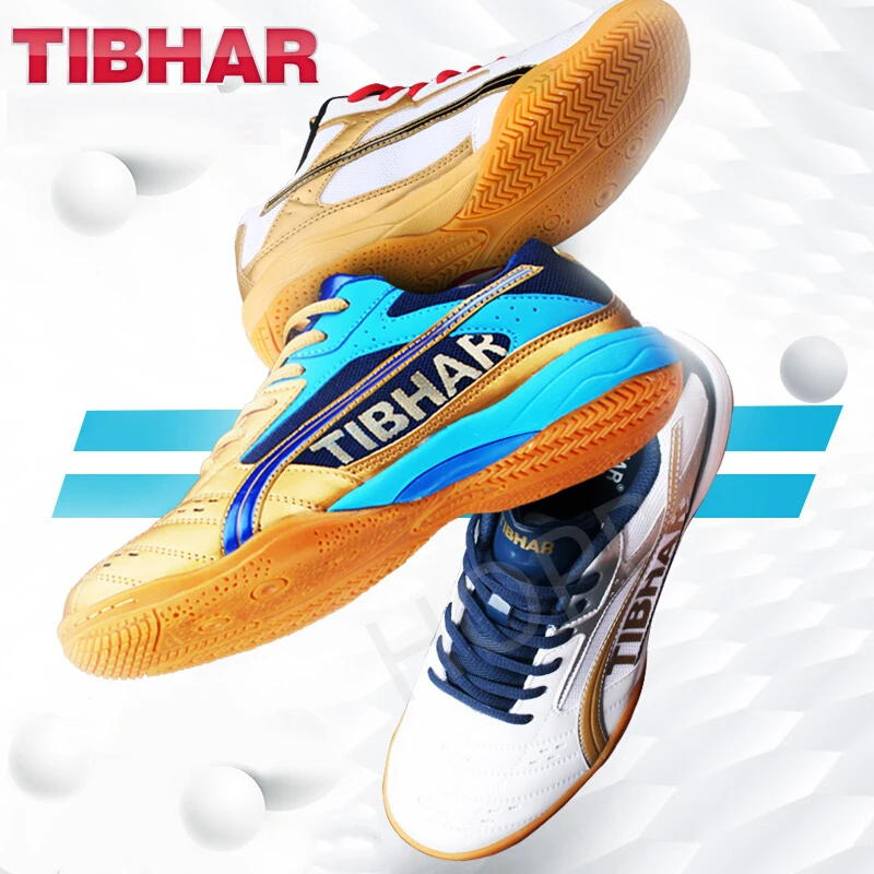 

TIBHAR Table Tennis Shoes with Original box Lightweight comfortable wear-resistant professional ping pong Sneakers Sport Shoes