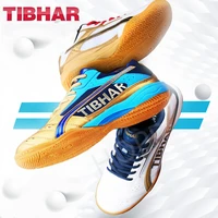 tibhar table tennis shoes with original box lightweight comfortable wear resistant professional ping pong sneakers sport shoes