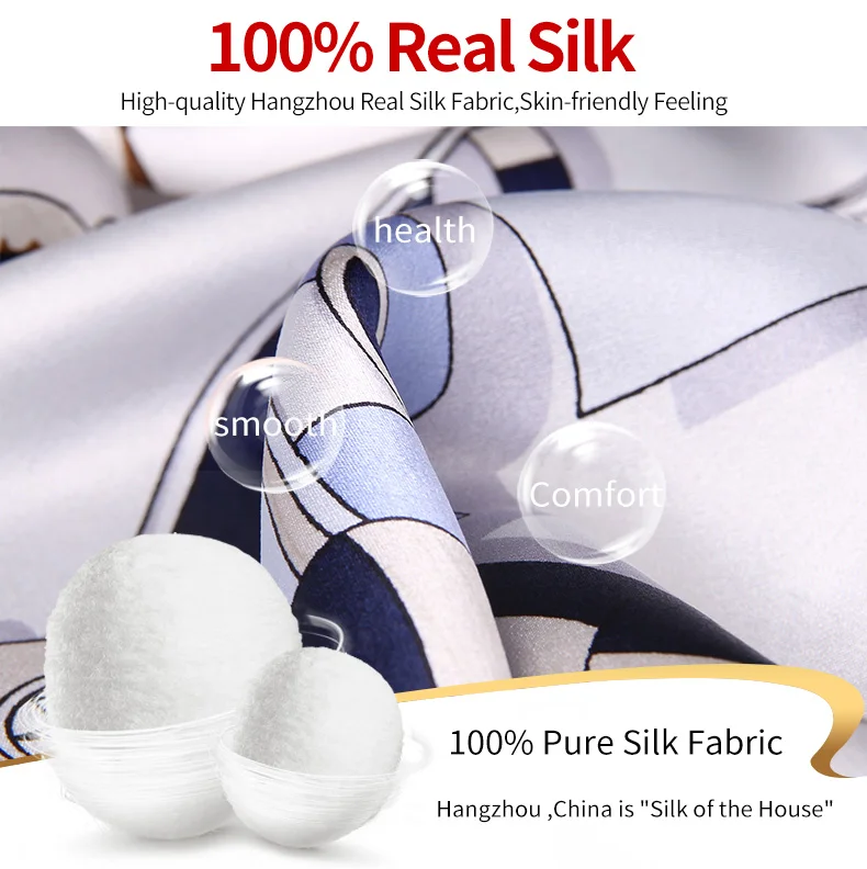 Натуральный шелковый квадратный шарф для женщин роскошный принт Чистый Натуральный Шелк Шарфы Шали Обертывания женский носовой платок 88x88 см