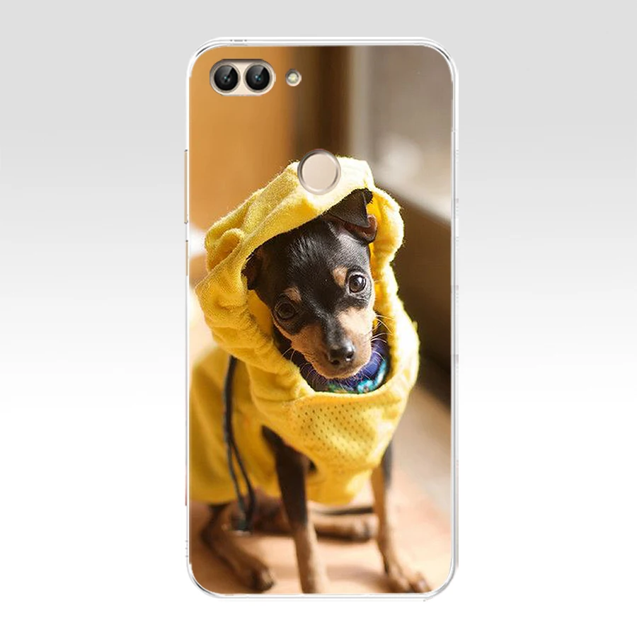 46SD милый подарок такса собака добермана Мягкий Силиконовый ТПУ чехол для