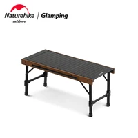 naturehike new outdoor folding combination table detachable camping table portable barbecue aluminum alloy table freecombination