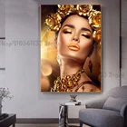 5D Diy алмазная живопись Золотая сексуальная женщина фотоститч полный квадратный круглый стразы Набор для вышивки домашний декор GG3443