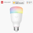 Яркая светодиодная лампа Yeelight 1S, для умного дома, с регулируемой яркостью, E27, Wi-Fi, беспроводное управление, цветная лампа, работает с приложением Mijia, Alexa, Google