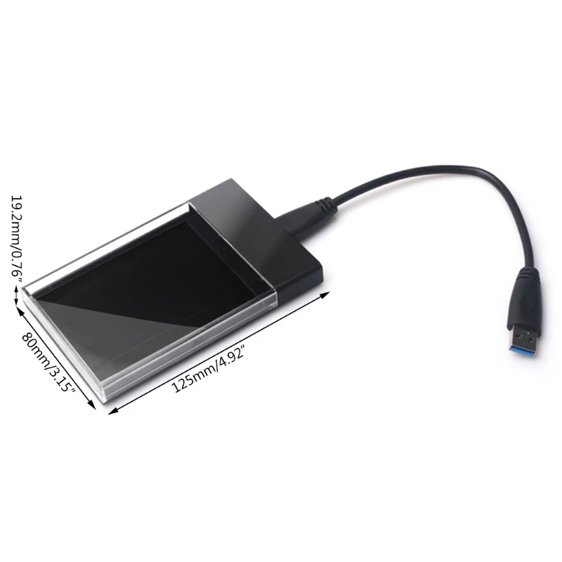2 5 дюймов USB 3 0 SSD жесткий диск коробка высокого Скорость корпус для внешнего