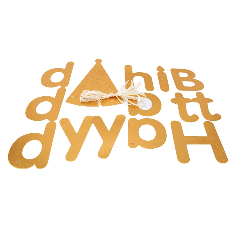 Письмо с днем рождения баннер украшение для вечеринки фон день знак картон