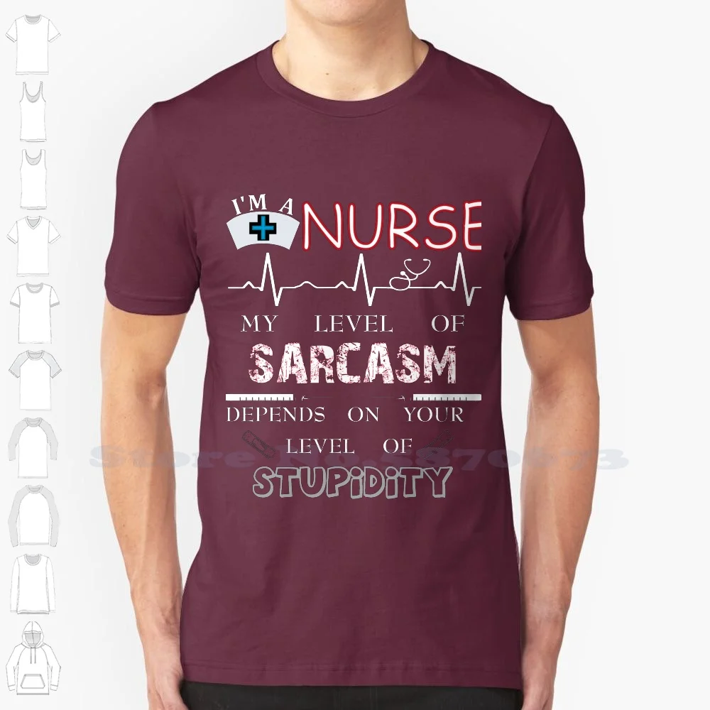 

Футболка Sarcasm как медсестра, черно-белая футболка для мужчин, женщин, мужчин, медсестер, медицинская помощь, помощь при первой помощи в шприц...