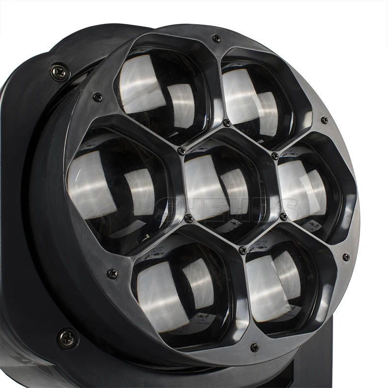 Новый большой пчелиный глаз 7x15 Вт Светодиодный светильник с функцией