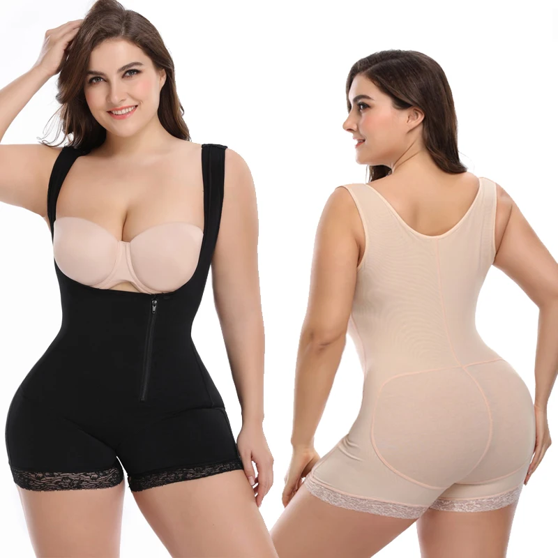 

Slimming Shapewear Body Shaper Colombian Girdles Faja Butt Lifer Waist Trainer Women's Binders and Shapers Modeling Strap