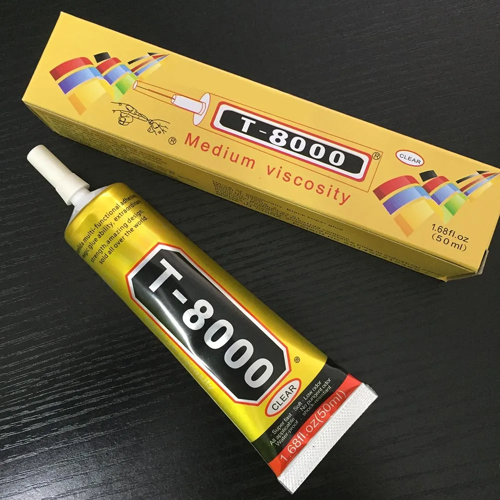 Новый T7000/T8000 клей эпоксидная смола прозрачный тип иглы телефон экран ремонт