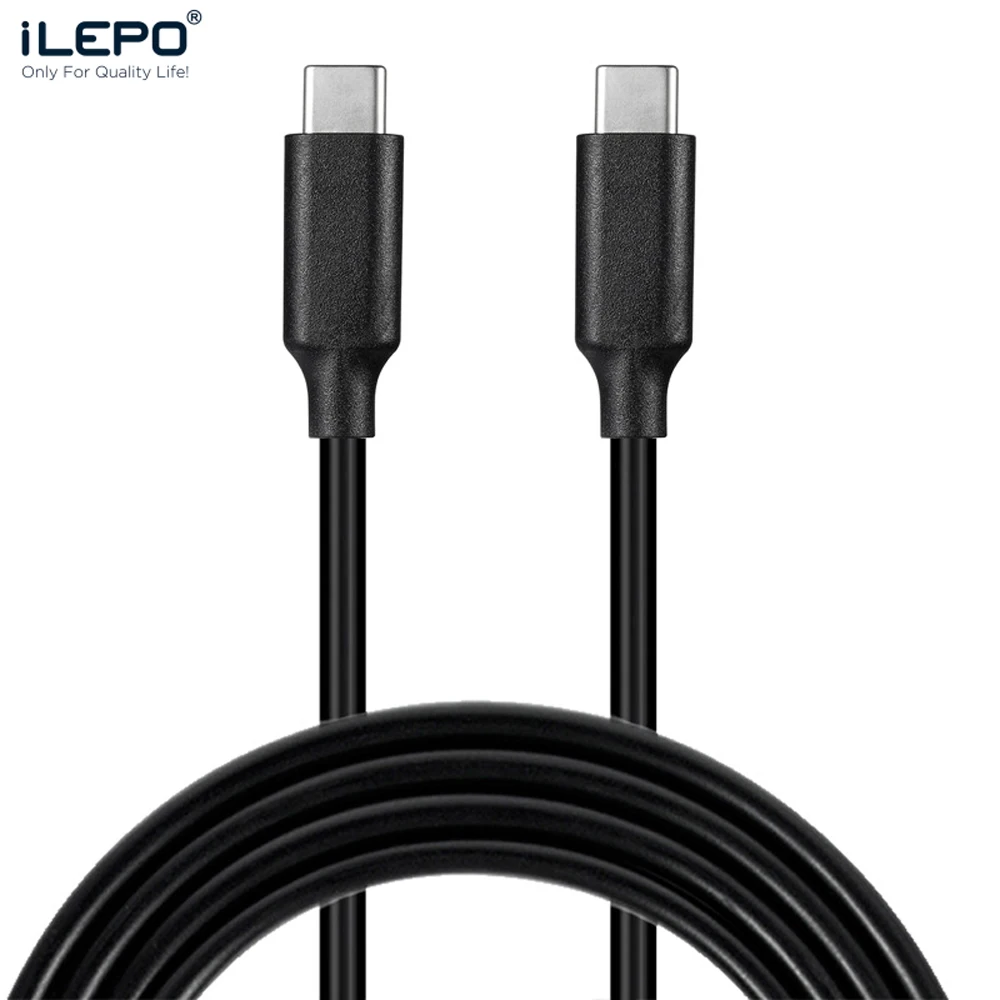 ilepo 100 вт 5a usb c к usb c кабелю типа c для macbook но