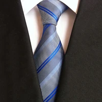 fashion men tie classic neck ties blue black pinstripe necktie clothing accessories suitable for business negotiation workplace