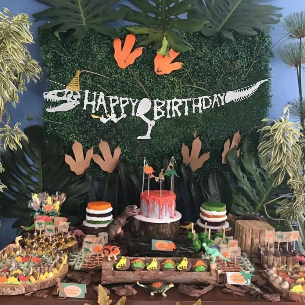 PATIMATE динозавр украшение для вечеринки браслет брелок в честь Дня Рождения