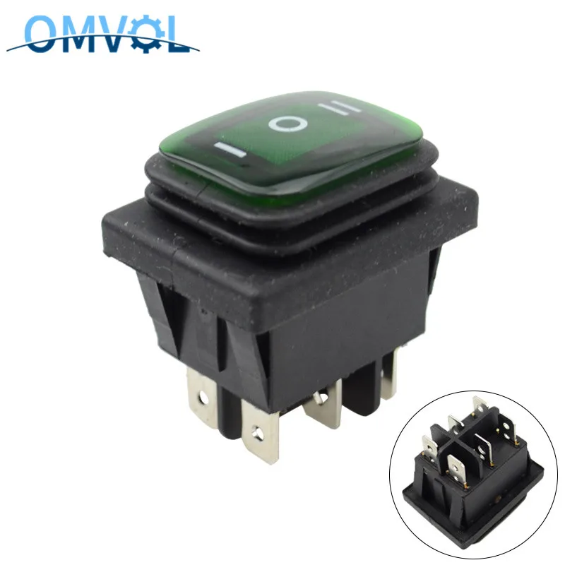 1 шт. 12В led фиксированный замок водонепроницаемый 6Pin кулисный переключатель 3