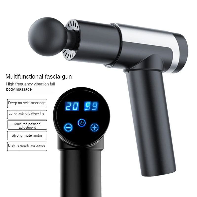 

Electric Fascia Gun Deep Muscle Relaxer Fitness Multi gear Selection Home massage For Fitness Slimming Shaping