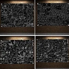 Настенные плакаты с формулой математической геометрии, художественный гобелен, рисование на холсте, флаг, баннер, настенные Стикеры, классная комната, украшение для дома