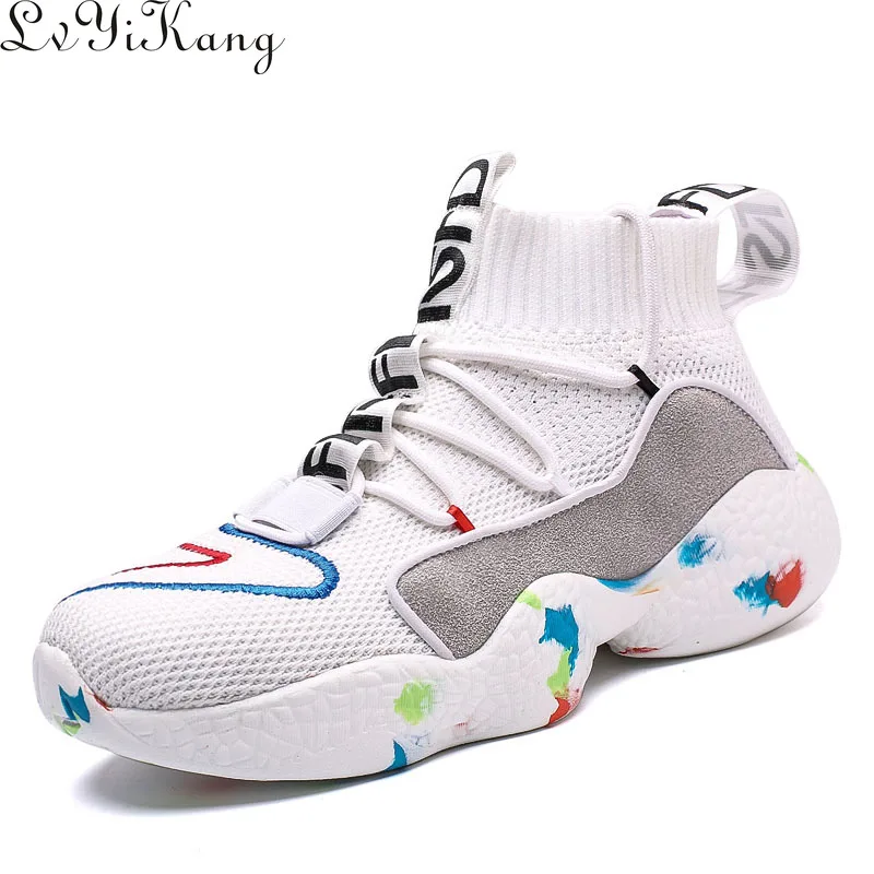 

Кроссовки мужские LVYIKANG, эластичные, теплые, зимние, повседневные