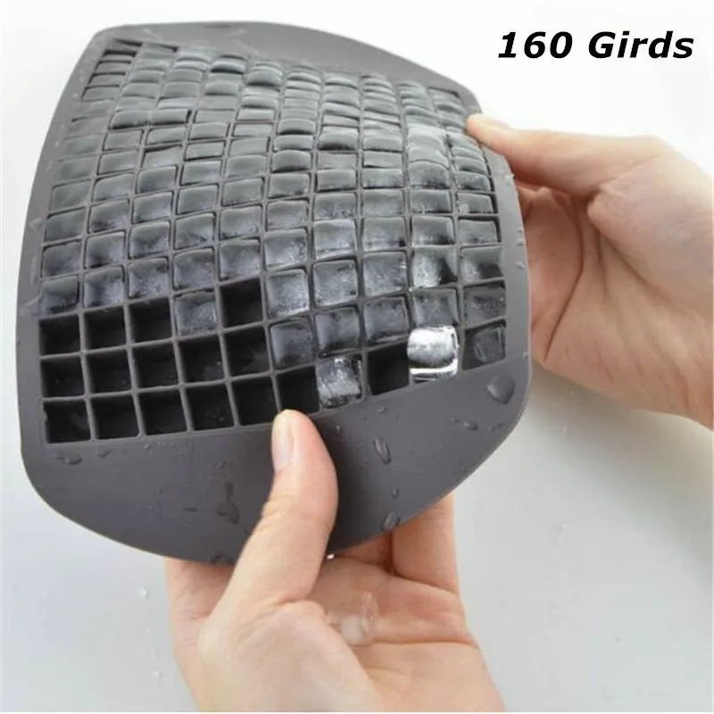 

Ice Cube Tray 160 Grids 1X1cm Silicone Fruit Ice Cube Maker DIY Creative Small Ice Cube Mold Square Shape Kitchen Accessories