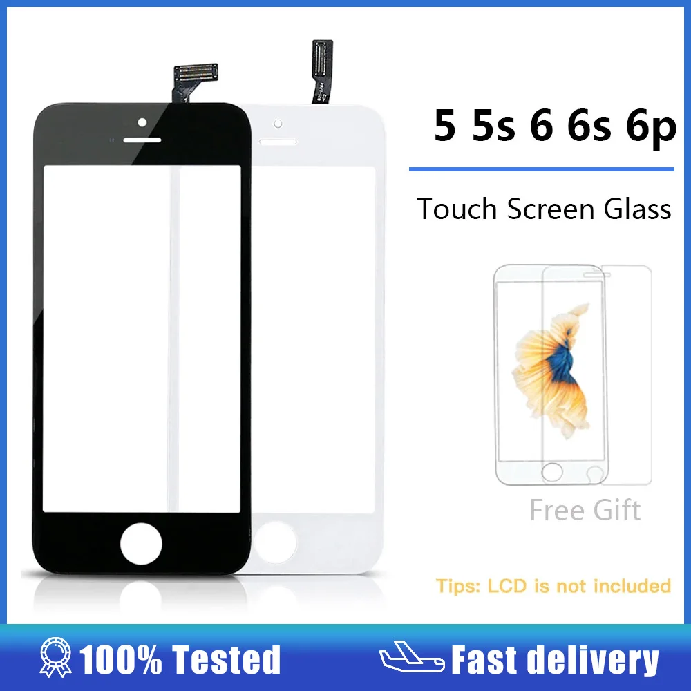 

Touch Screen Digitizer For iPhone 5 5s 6 plus 6S se 5c Touchscreen + Frame Front Touch Panel Glass Lens 6p 6s Phone Accessories