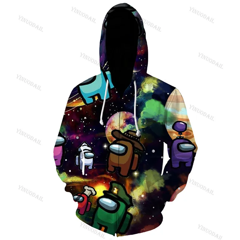 

Among Us Hoodies Teen for Girl 3D Boys' Clothes New Video Game Kids Children's Clothing Sweatshirt Costume Long Sleeve Tops