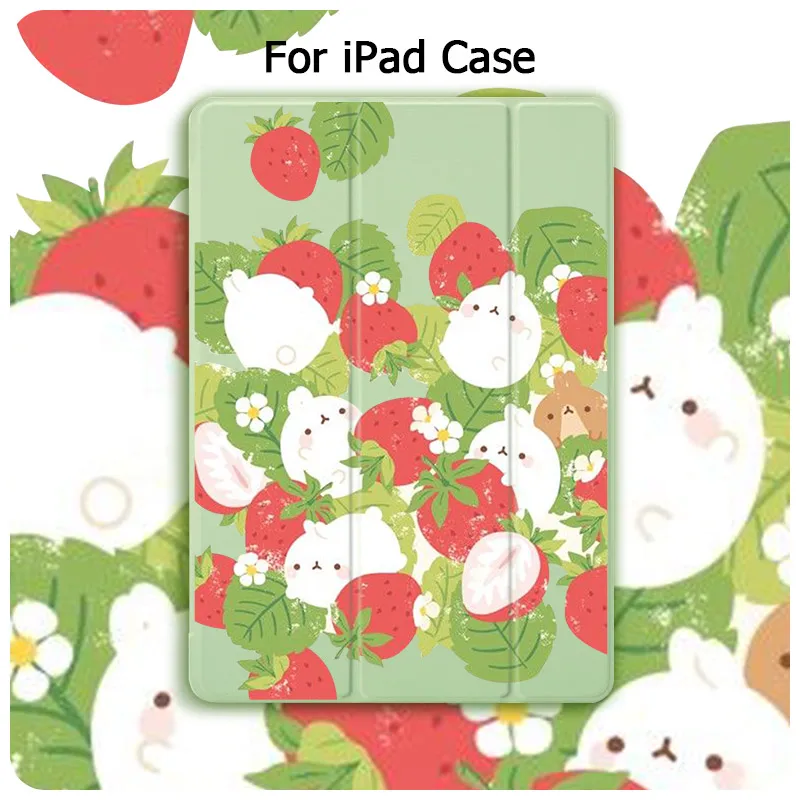 Мягкий чехол для iPad с мультяшным котом Магнитный Apple Mini 1/2/3 Air 4/3 Pro 2020 11 '񟭒