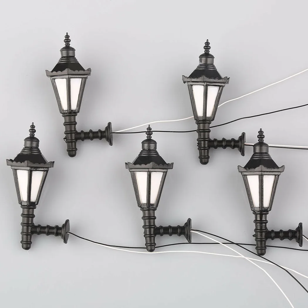 

3V Model Lamps 43mm Street Deocr Train Garden Yard Head Highway Lamp Landscape