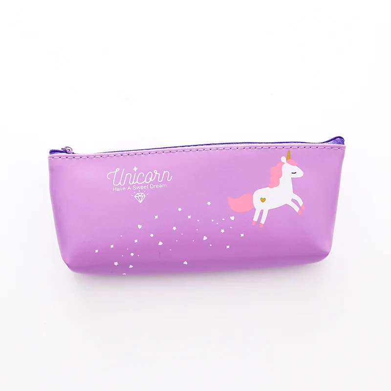 Kawaii пенал с единорогом сумки милые из искусственной кожи Карандаш чехол s Pen Чехол