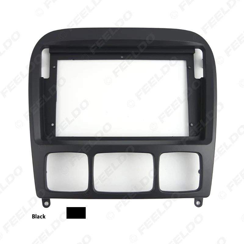FEELDO автомобильный стерео 9 дюймов Большой экран фасции Рамка адаптер для Mercedes-Benz