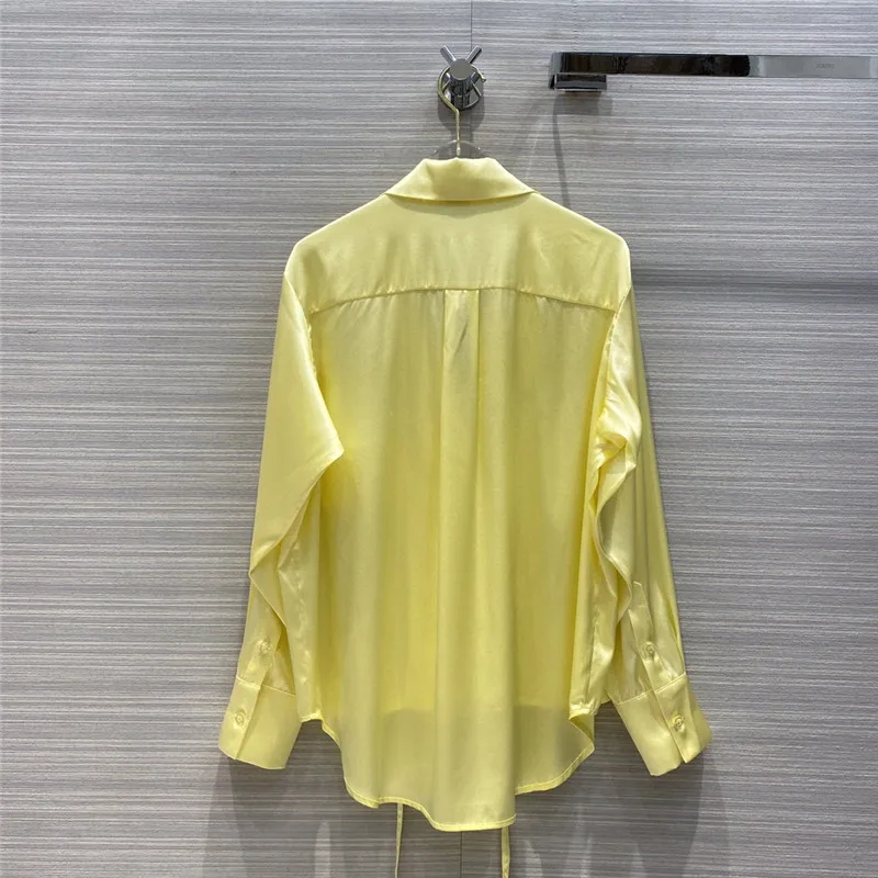 Осенние блузки для женщин 2020 Новое поступление Роскошная модная однотонная
